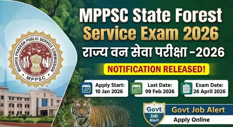 MPPSC Forest Service 2026 Notification Official Apply Link