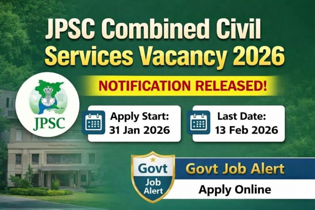 JPSC Combined Civil Services Vacancy 2026